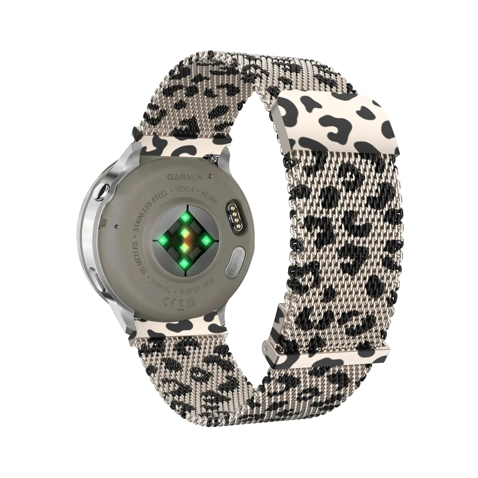 Garmin Forerunner 70 Milanese Strap (Rose Gold Leopard)