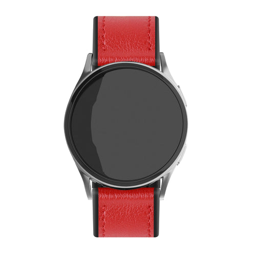 Amazfit Bip 3 (Pro) Hybrid Lederarmband (Rot)