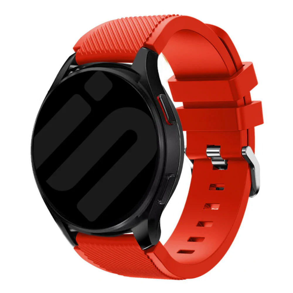 Amazfit Bip U (Pro) Twill Silikonarmband (Rot)