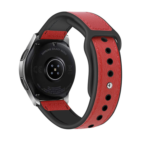 Amazfit Bip 3 (Pro) Hybrid Lederarmband (Rot)