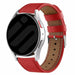 Samsung Galaxy Watch 6 Classic 43mm modernes Leder Armband (Rot)