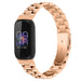 Fitbit Inspire 3 Stahlarmband (Roségold)