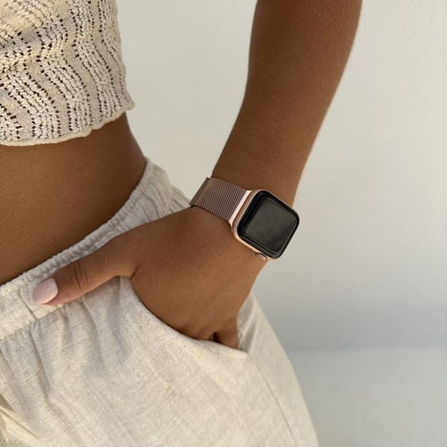 xoxo Wildhearts Apple Watch Milanese Armband (Roségold)