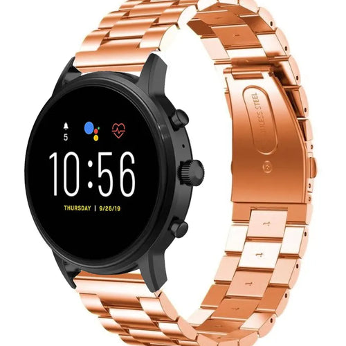 Fossil Gen 4 Explorist (HR) Stahlarmband (Roségold)