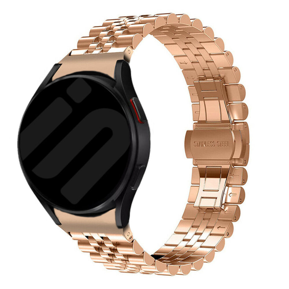 gear watch rose gold Samsung Galaxy Watch 6 Classic 43mm Jubilee Stahlarmband (Roségold)