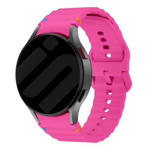 Samsung Galaxy Watch 6 44mm Wave Strap (Bright Pink)