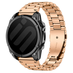 Garmin Approach S72 - 43mm Premium Stahlarmband (Roségold)