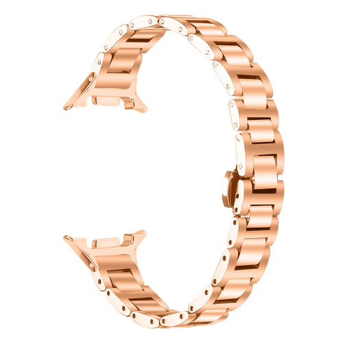 Samsung Galaxy Watch 8 - 44mm Slimfit Stahlarmband (Roségold)