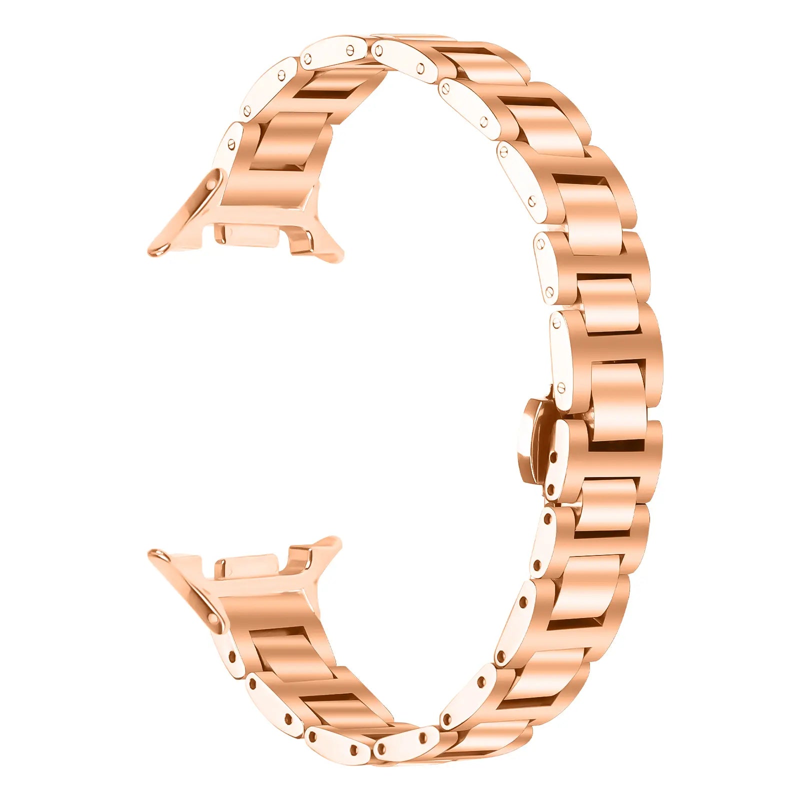 Samsung Galaxy Watch 8 - 44mm Slimfit Stahlarmband (Roségold)