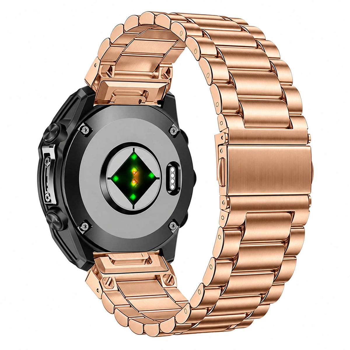 Garmin Approach S72 - 43mm Premium Stahlarmband (Roségold)