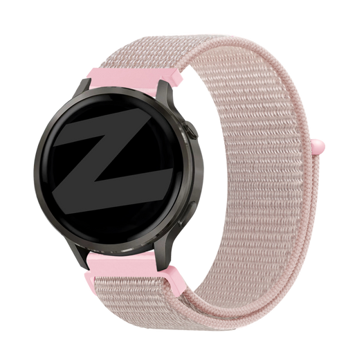 Bandz Garmin Venu 4 - 41mm Nylon Loop Armband (Roségold)