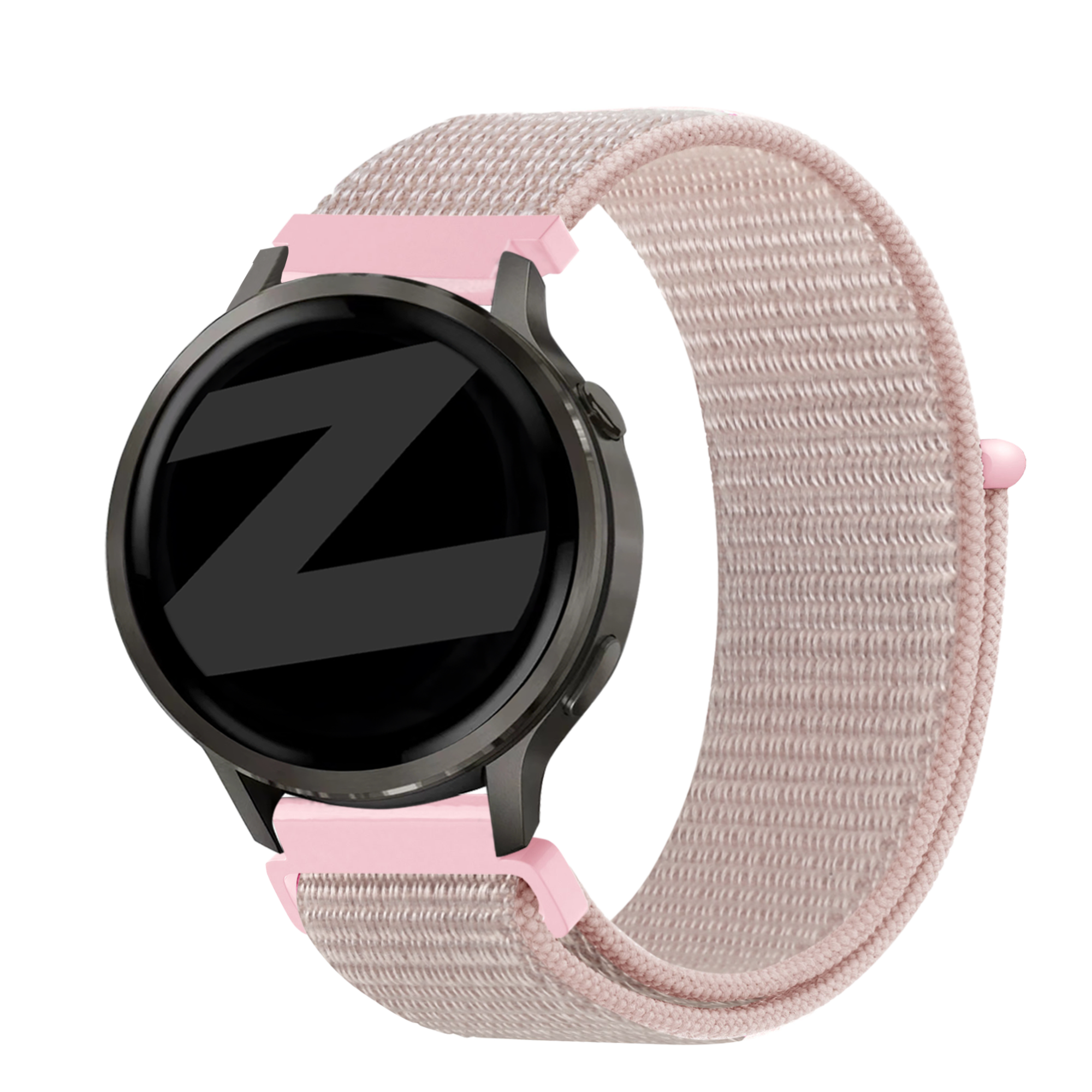 Bandz Garmin Forerunner 255s Nylon Loop Armband (Roségold)