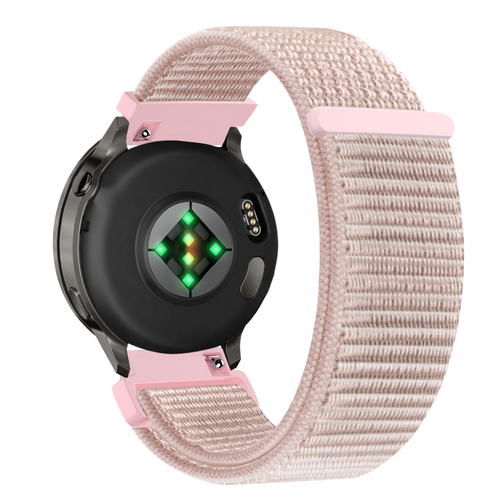 Bandz Garmin Venu 4 - 41mm Nylon Loop Armband (Roségold)