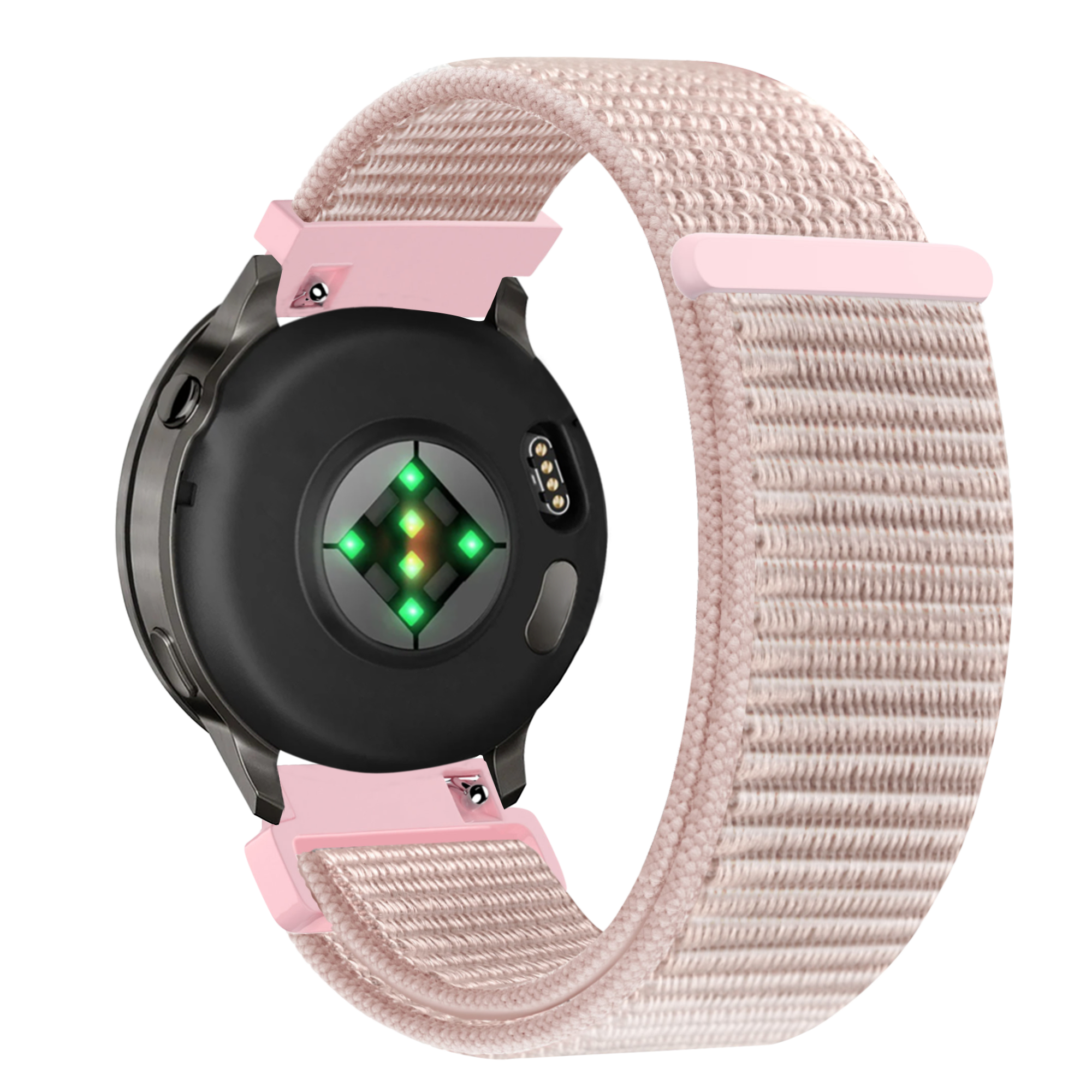 Bandz Garmin Vivomove 3s Nylon Loop Armband (Roségold)