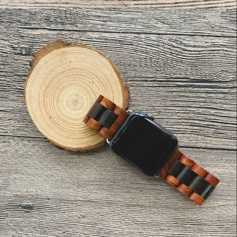 rotbraunes-apple-watch-holzarmband