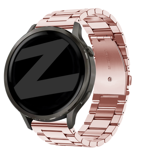 Bandz Garmin Forerunner 245 Stahlarmband 'Classic' (Rosa)