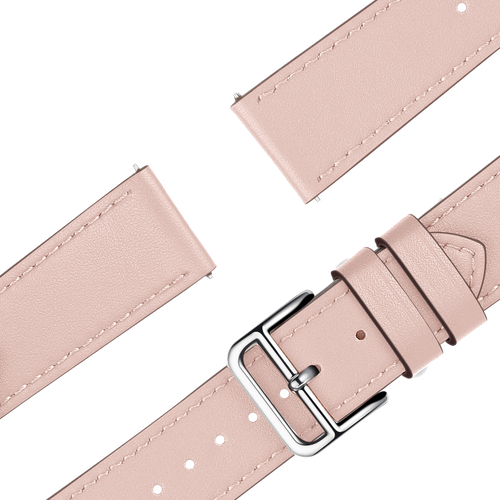 Bandz Garmin Venu 2s Leather Strap 'Deluxe' (Pink)