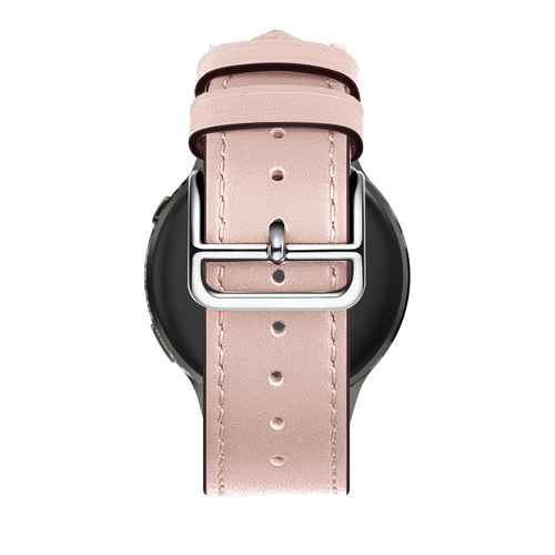 Bandz Garmin Venu 2s Leather Strap 'Deluxe' (Pink)