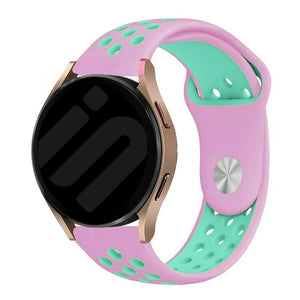 Amazfit Bip 3 (Pro) Sport Strap (Pink/Aqua)