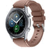 Samsung Galaxy Watch 3 45mm Silikonarmband (Kaffee Braun)