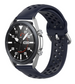 Samsung Galaxy Watch 3 45mm Silikonarmband mit Löchern (Dunkelblau)