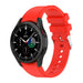 Samsung Galaxy Watch 4 Classic 42mm Silicone Strap Perfect Fit (Red)