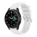 Samsung Galaxy Watch 4 Classic 42mm Silikonarmband (Weiß)
