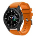 Samsung Galaxy Watch 4 Classic 46mm Silikonarmband (Orange)