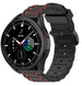 Samsung Galaxy Watch 4 classic 42mm Sportschnallenband (Schwarz/Rot)