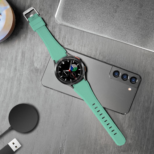 Amazfit Bip U (Pro) Twill Silicone Strap (Aqua)