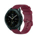 Samsung Galaxy Watch 42mm Premium Silicone Strap (Dark Red)