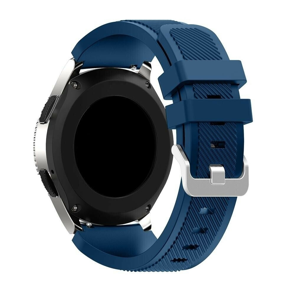 Fossil Gen 4 Explorist (HR) Silikonarmband (Dunkel Blau)