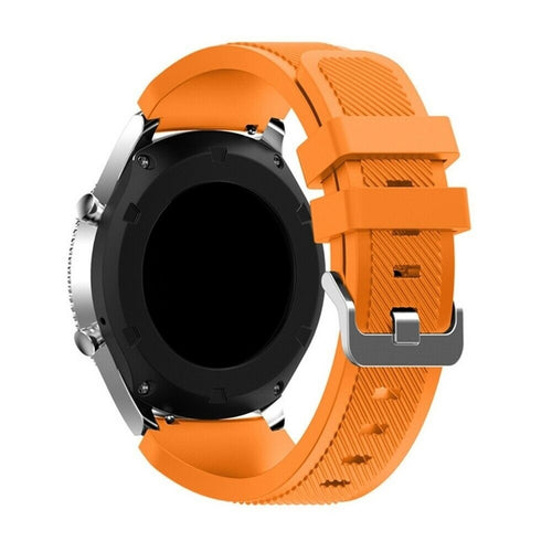 Fossil Gen 4 Explorist (HR) Silicone Strap (Orange)