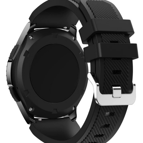 Fossil Gen 4 Explorist (HR) Silicone Strap (Black)
