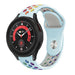 Samsung Galaxy Watch 5 Pro Sport Strap (Light Blue/Rainbow)