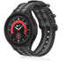 Samsung Galaxy Watch 5 Pro Nylon-Schnallenarmband (Schwarz/Grau)