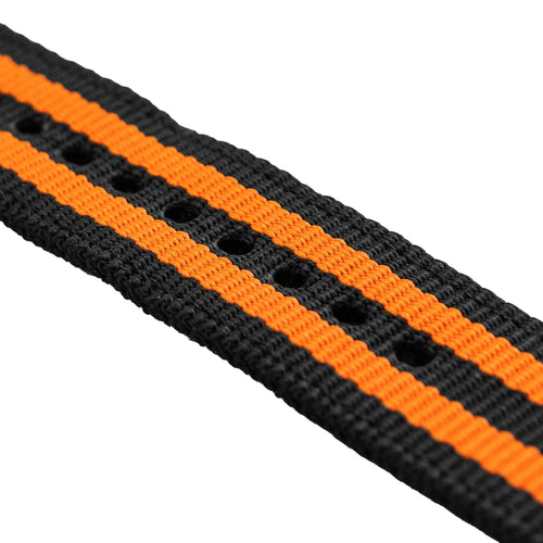 ICE Smart TKS Rectangular 1.41 Nylon Buckle Strap (Black/Orange)