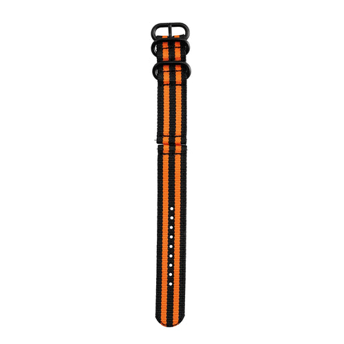 ICE Smart TKS Rectangular 1.41 Nylon Buckle Strap (Black/Orange)