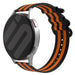 ICE Smart TKS Rectangular 1.41 Nylon Buckle Strap (Black/Orange)