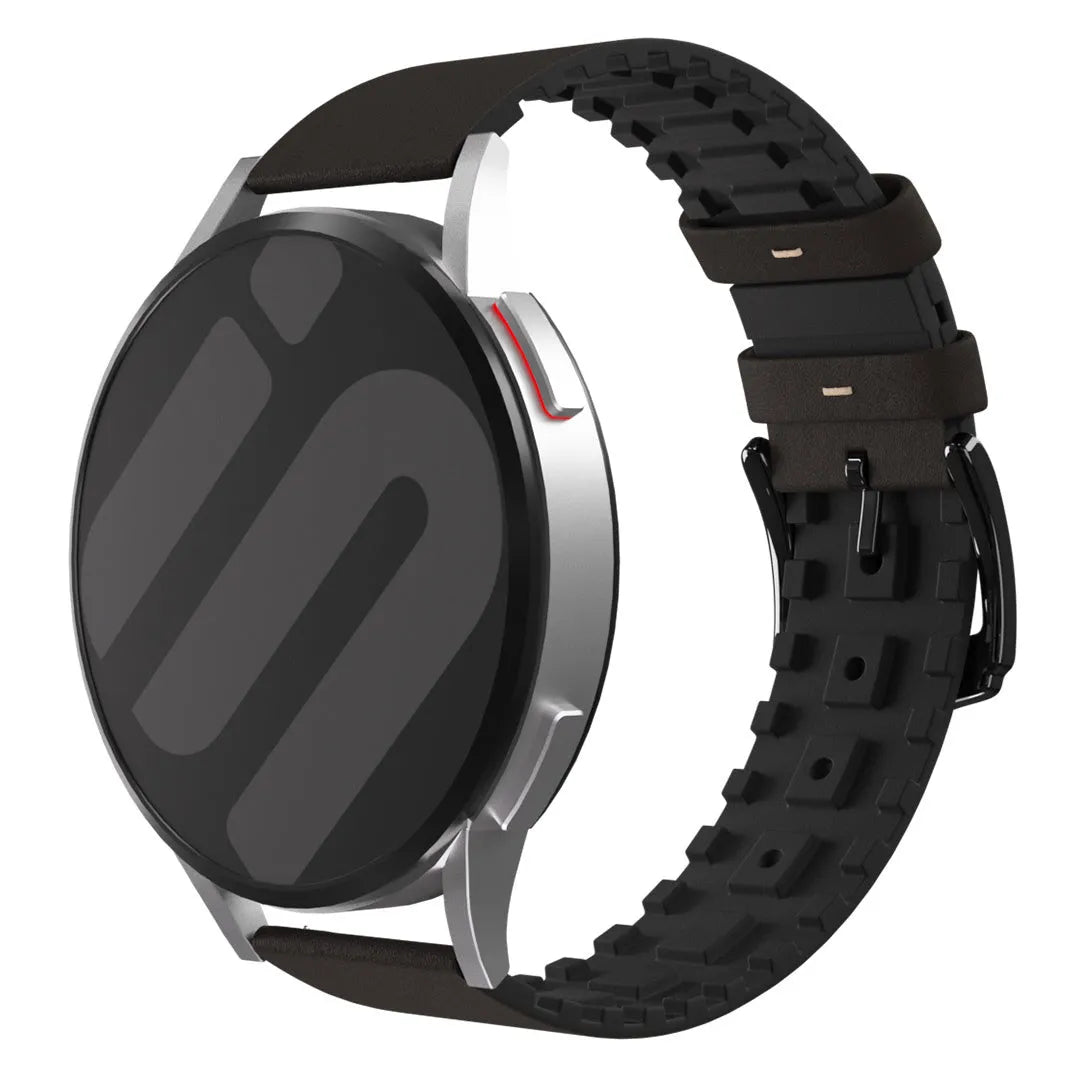 Honor Magic Watch 2 Silikon- und Lederarmband (Braun)