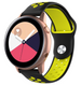 Samsung Galaxy Watch Active / Active 2 Sportarmband (Schwarz / Gelb)