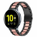 Samsung Galaxy Watch Active Stahlarmband (Schwarz/Rosa)