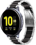 Samsung Galaxy Watch Active / Active 2 Gliederamband (Silber / Schwarz)