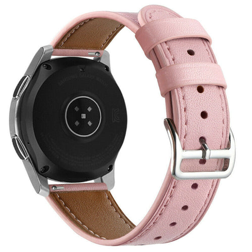 Amazfit Bip 5 Modernes Lederarmband (Rosa)