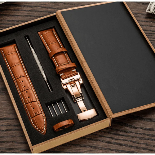 Coros Pace 2 Luxury Leather Strap (Brown)