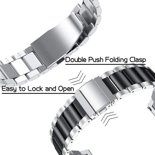 Oppo Watch X2 Mini Stahlarmband (Silber/Schwarz)