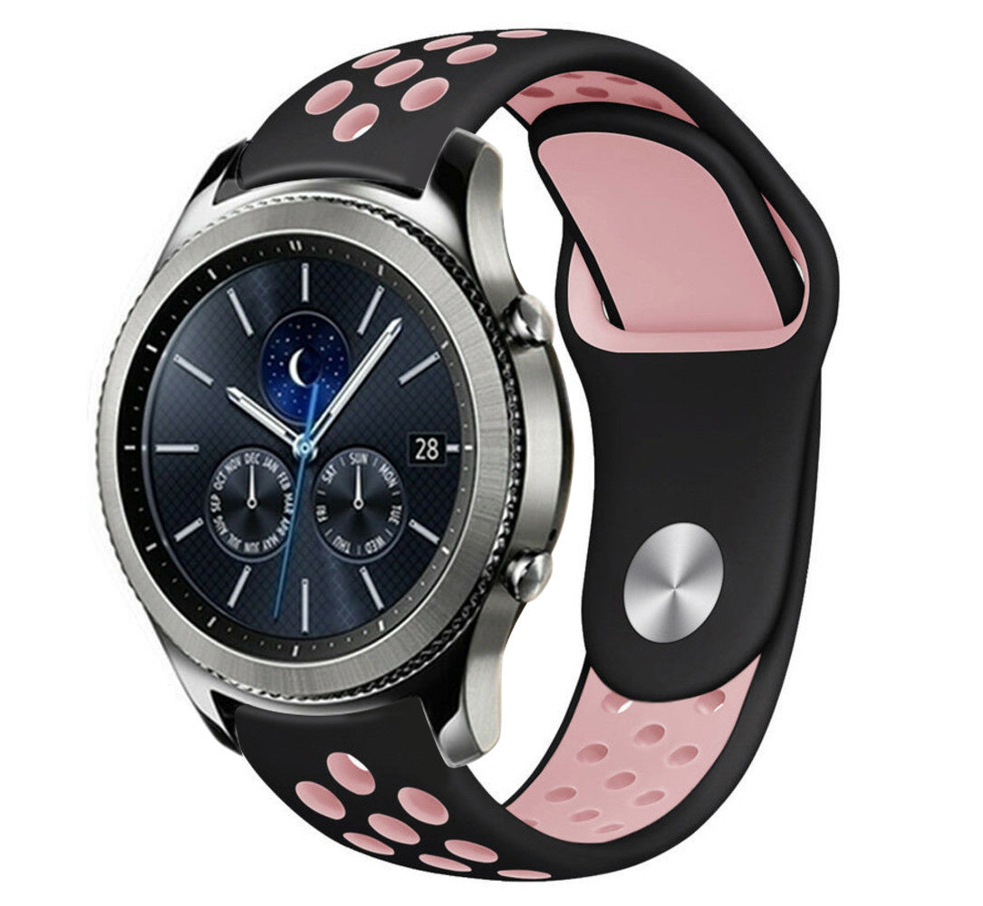 Samsung Gear S3 Sportarmband (Schwarz/Rosa)