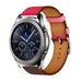 Samsung Gear S3 Classic / Frontier Lederarmband (Pink / Rot/Braun)