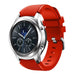 Samsung Gear S3 Classic / Frontier Silikonarmband (Rot)