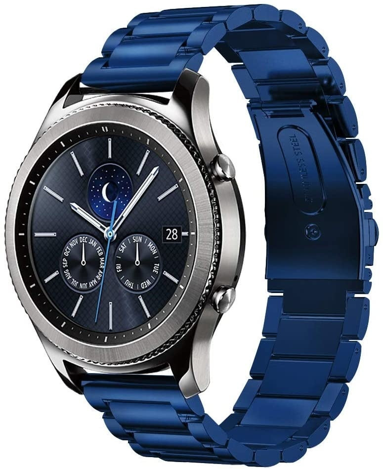 armbänder samsung gear s3 classic Samsung Gear S3 Classic / deontier Gliederarmband (Blau)
